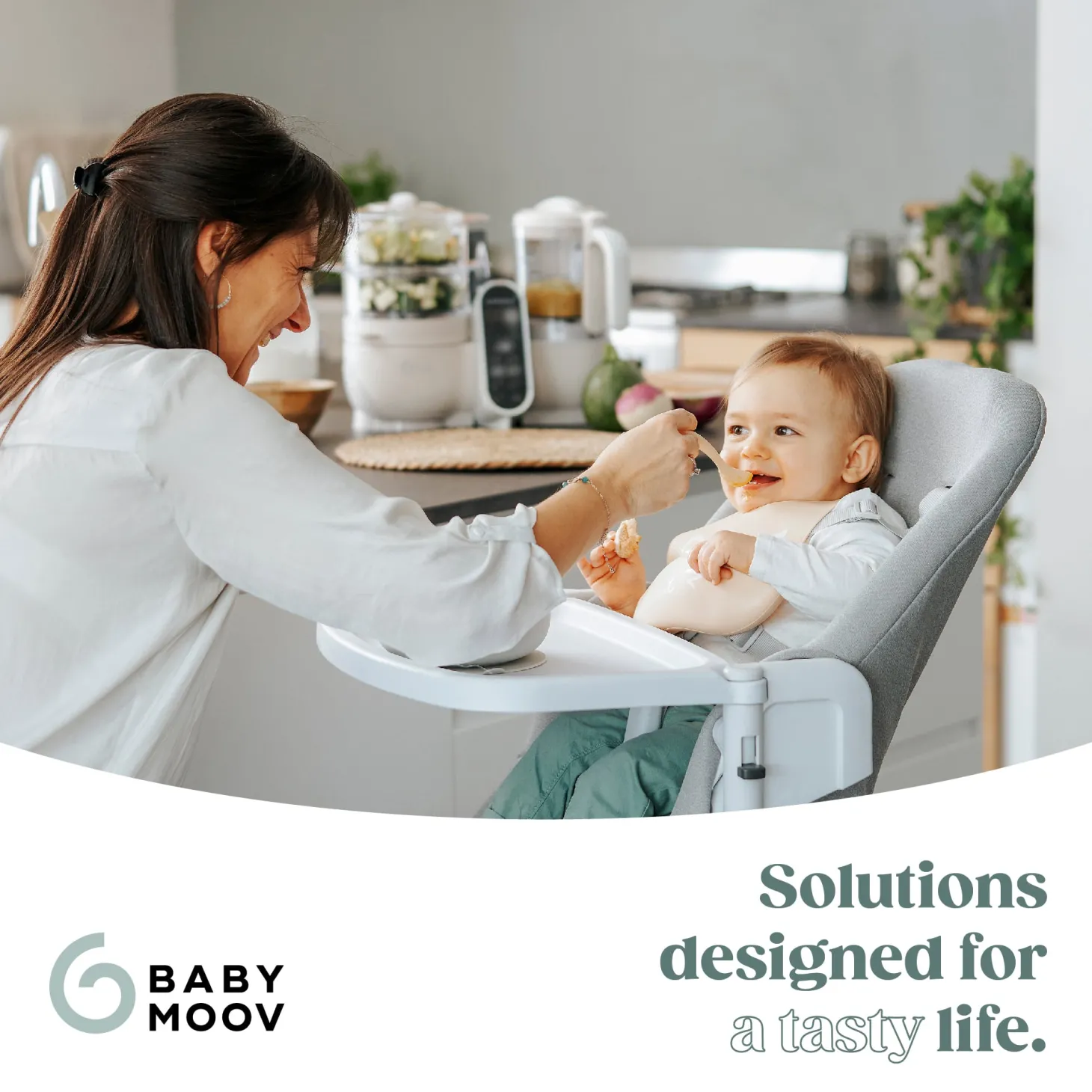 Babymoov Robot multifonction Nutribaby Plus mineral beige