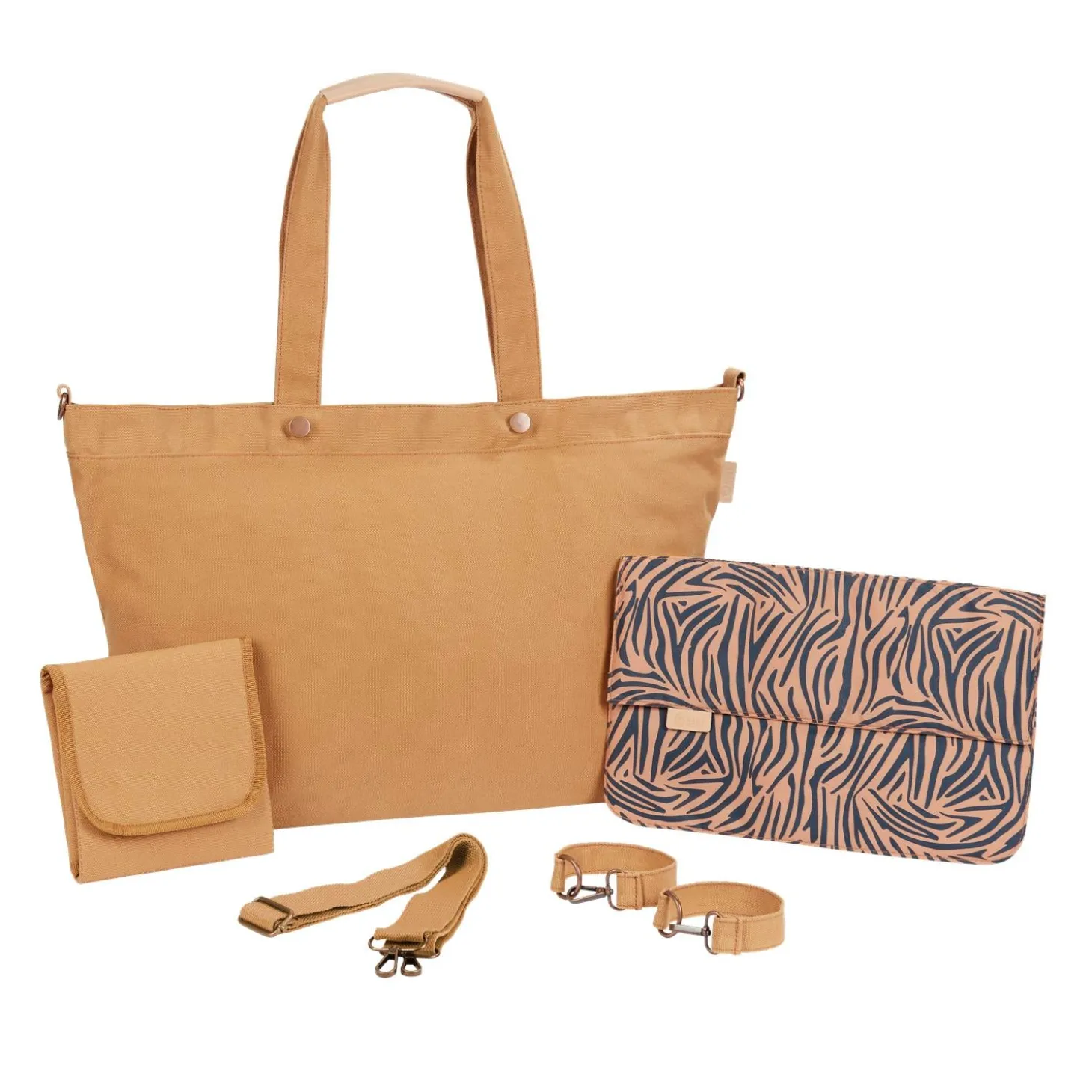 Babymoov Sac à langer tote bag Ecru zebre