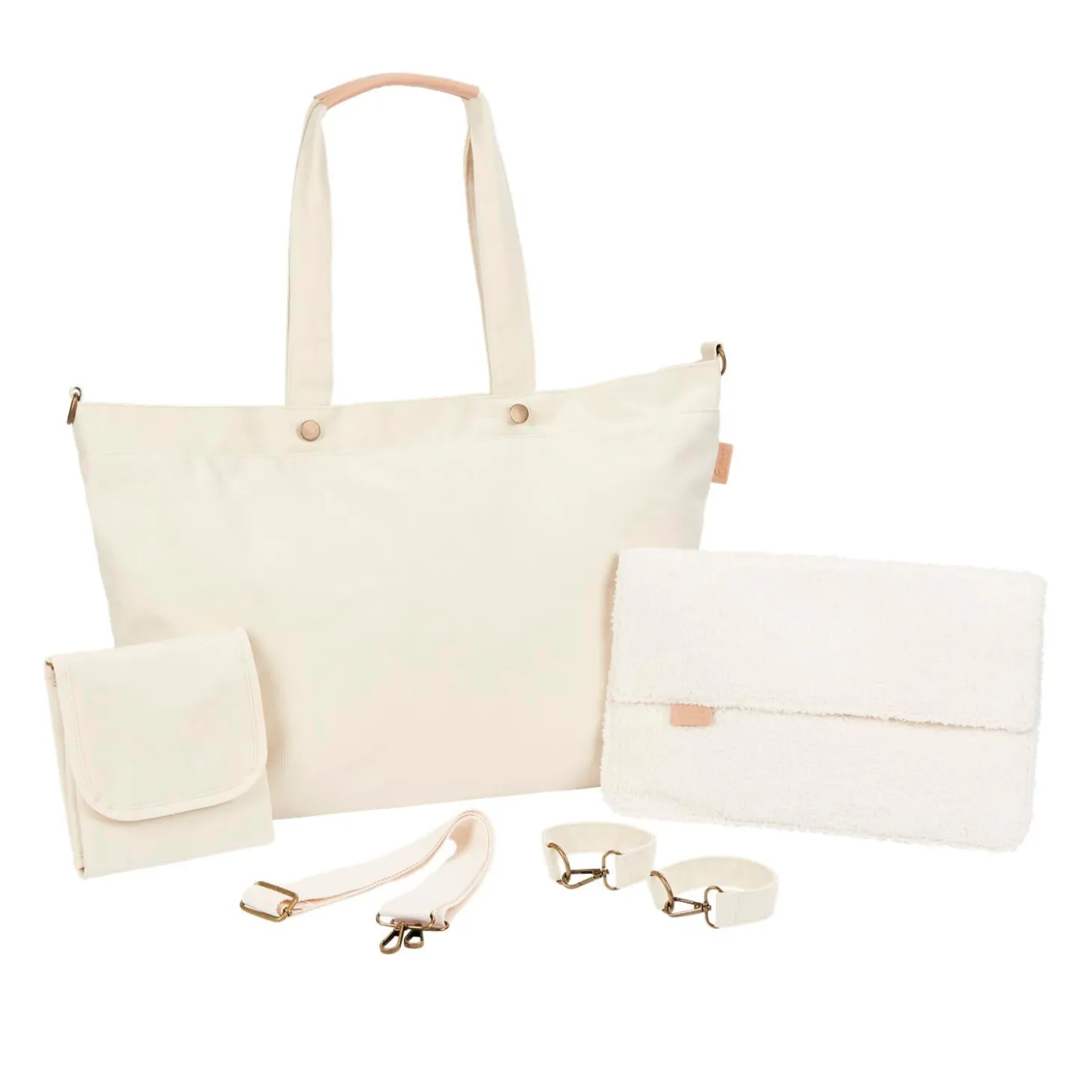 Babymoov Sac à langer tote bag Ecru Sherpa