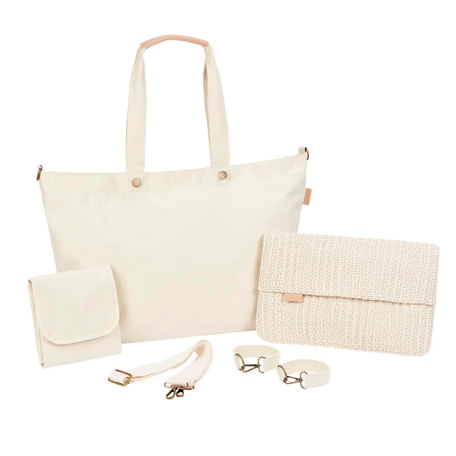 Babymoov Sac à langer tote bag Ecru