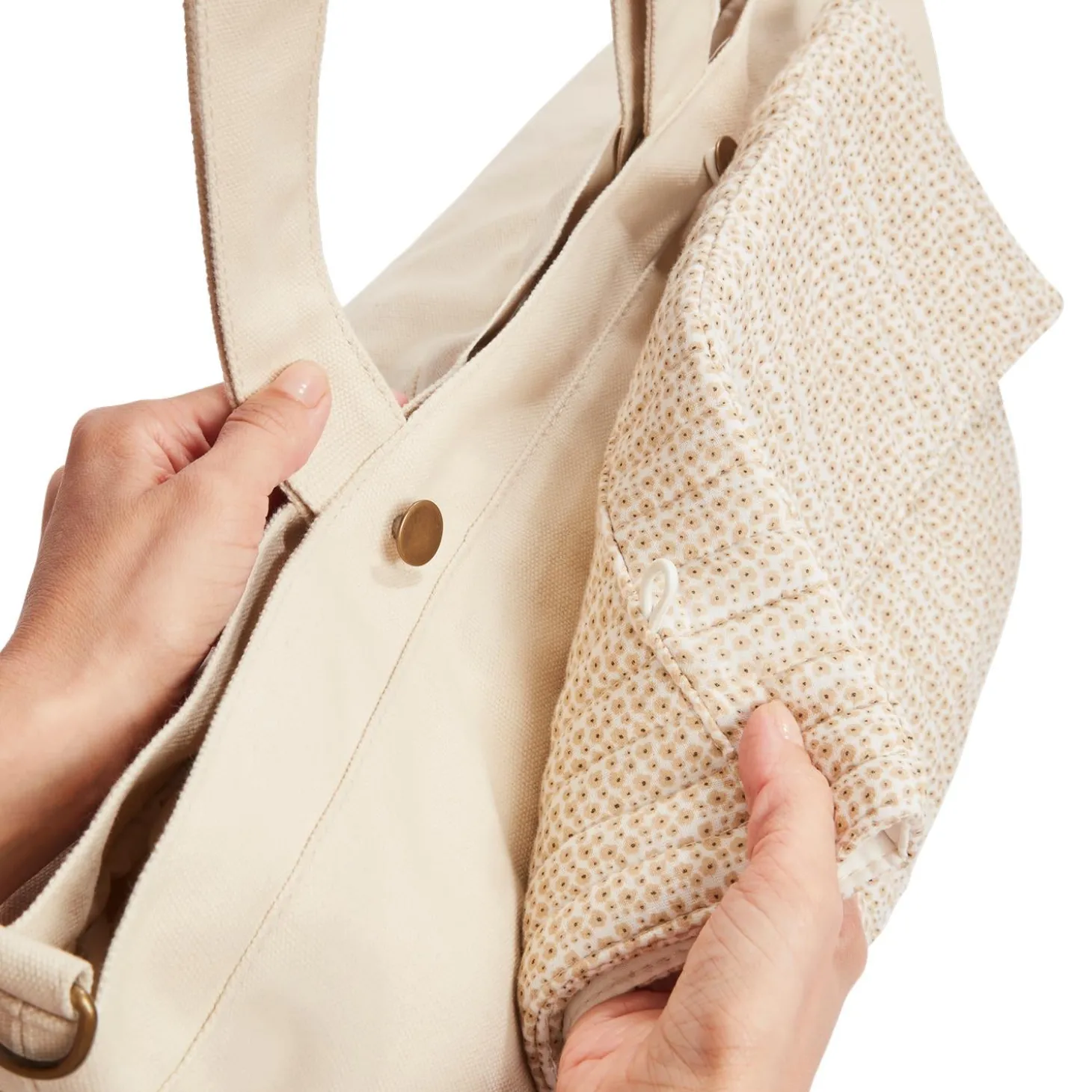 Babymoov Sac à langer tote bag Ecru