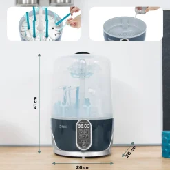 Babymoov Stérilisateur Turbo Pure Gris/Bleu
