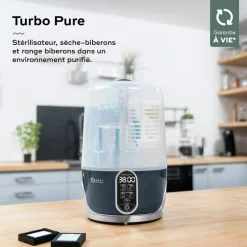 Babymoov Stérilisateur Turbo Pure Gris/Bleu
