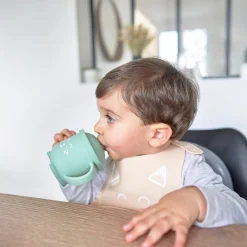 Babymoov                    Tasse à paille silicone Isy    Orange
