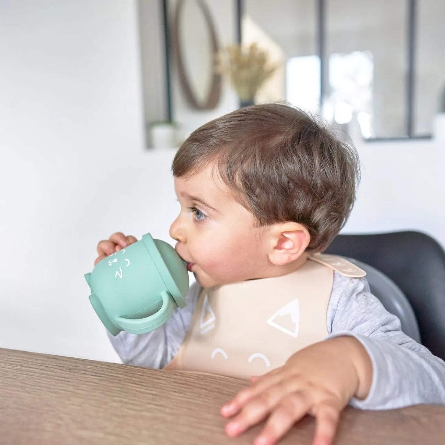 Babymoov Tasse à paille silicone Isy Orange