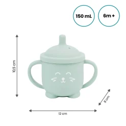 Babymoov Tasse à paille silicone Isy Orange