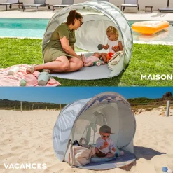Babymoov Tente anti-uv rafraichissante Moov & Protect Vert lagon