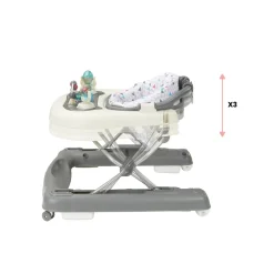 Babymoov Trotteur 2 en 1 Gris