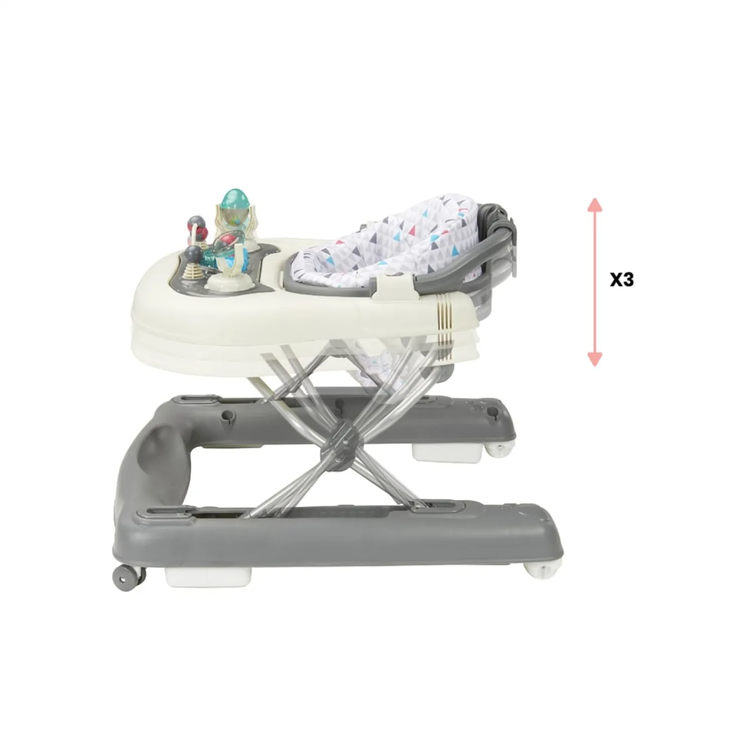 Babymoov Trotteur 2 en 1 Gris