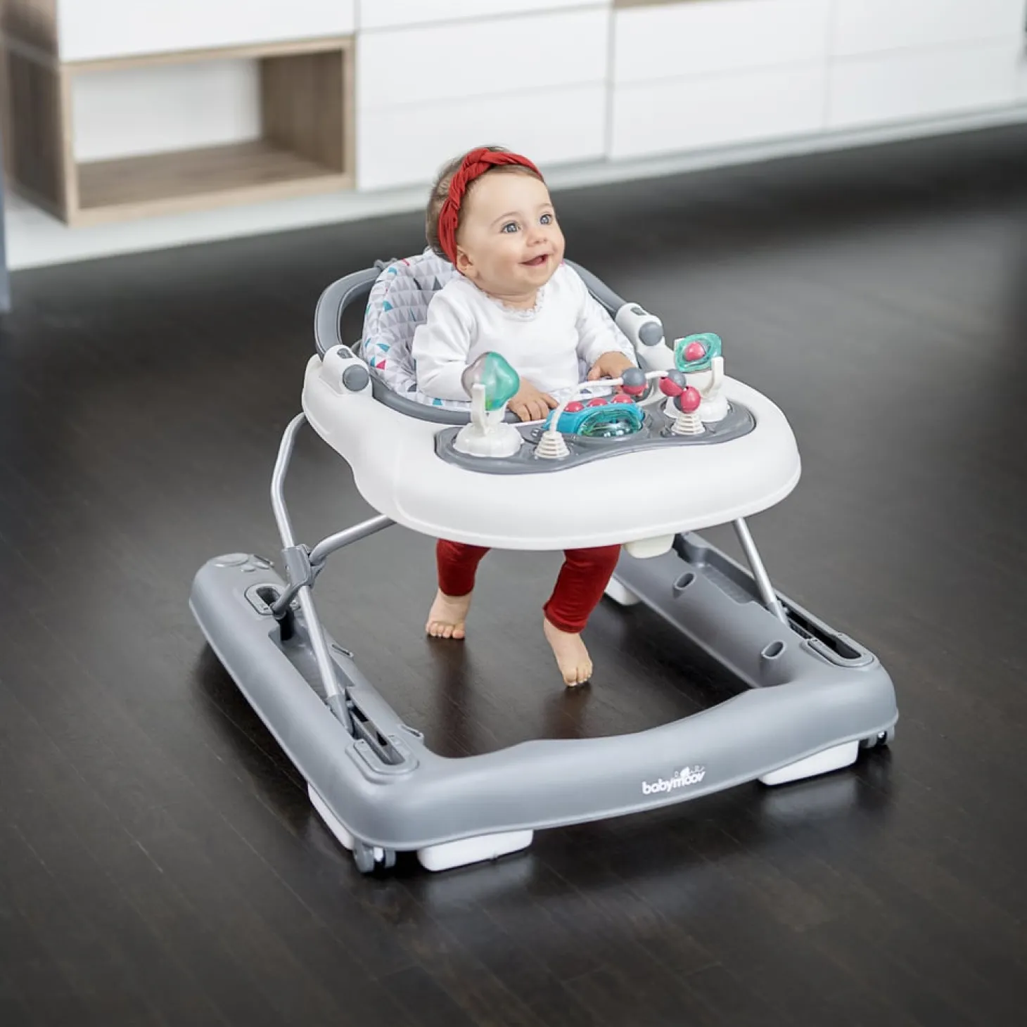 Babymoov Trotteur 2 en 1 Gris