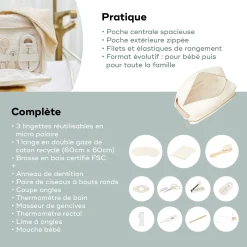 Babymoov Trousse de Toilette Bebe Curl White