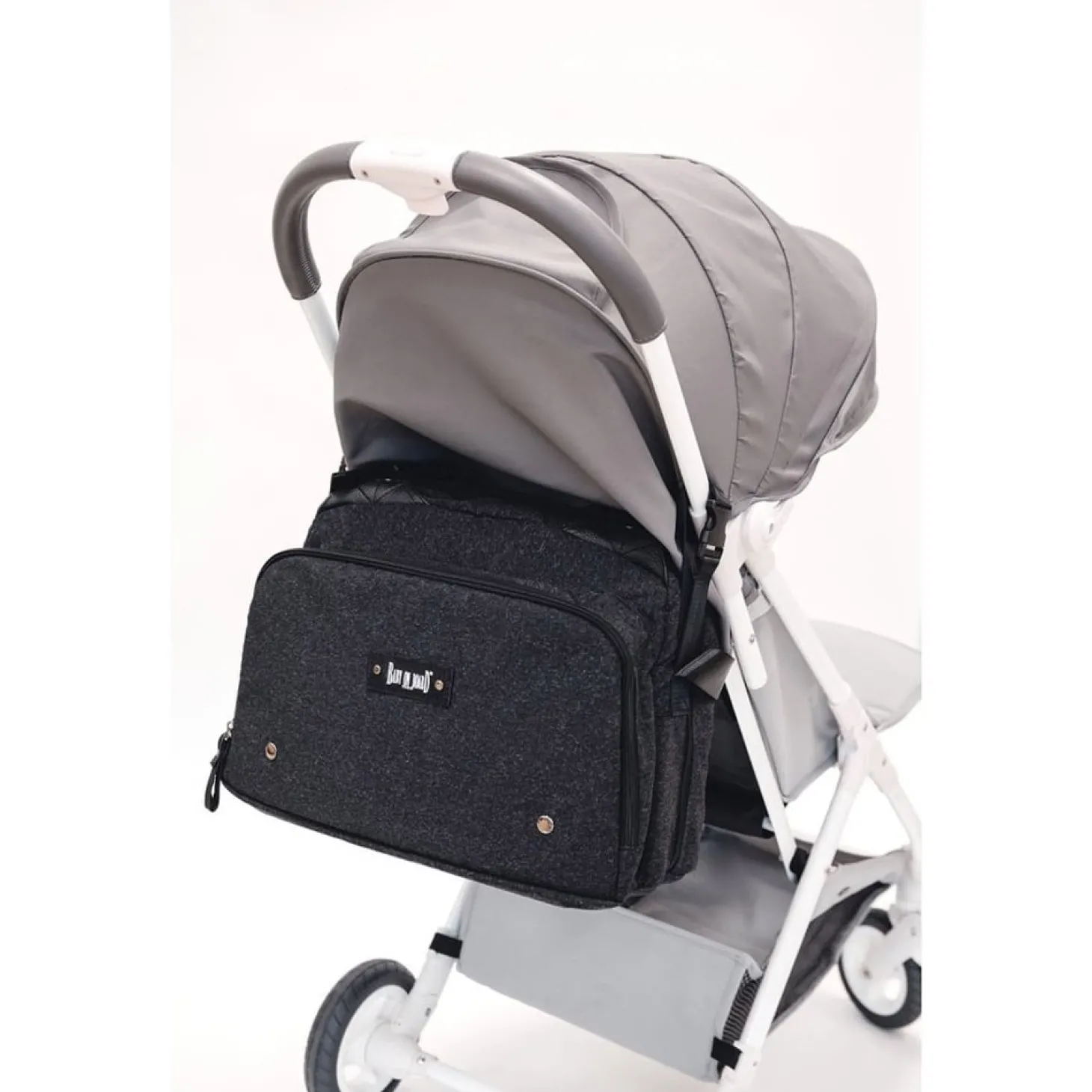 Baby on board SAC A LANGER TITOU Noir Chine