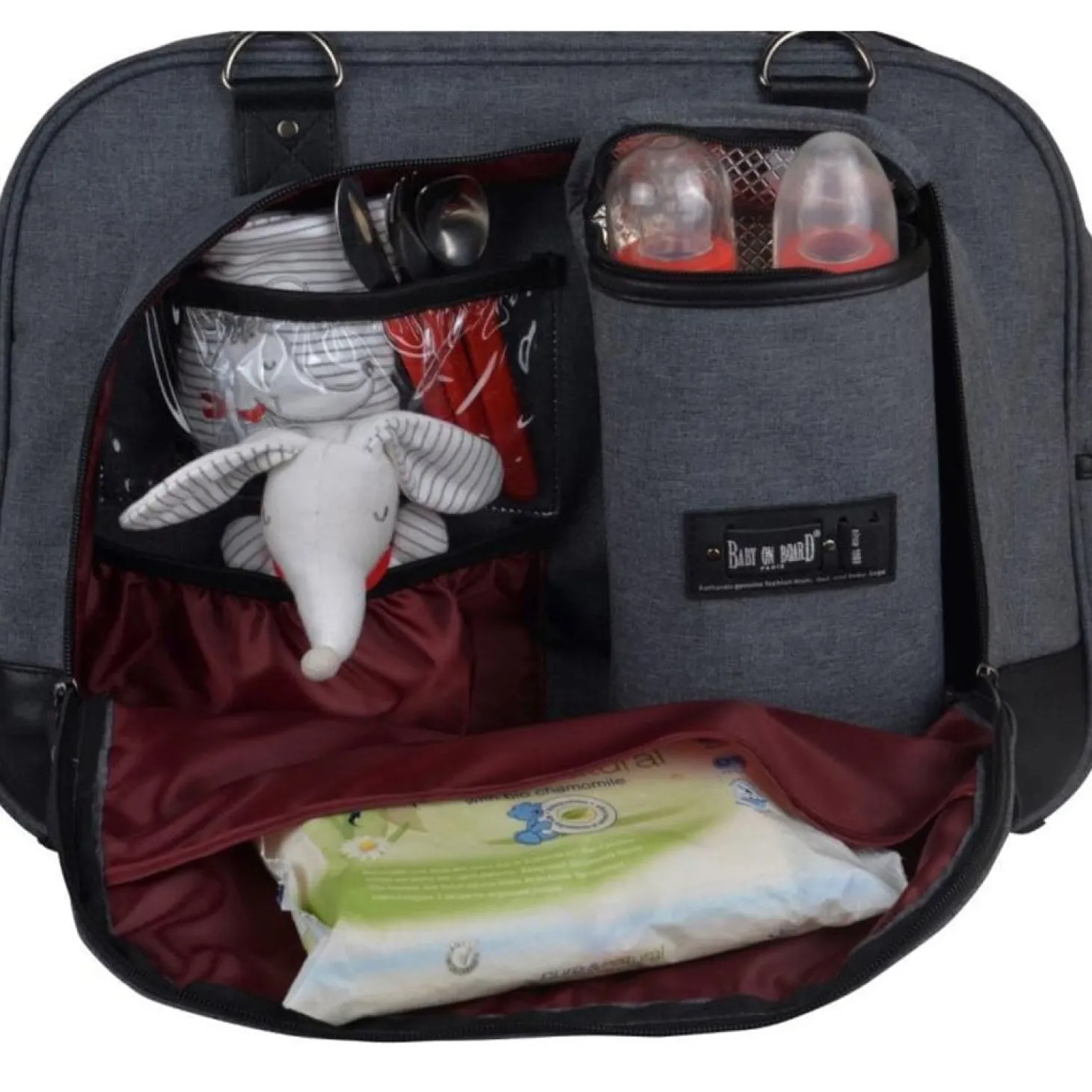 Baby on board Sac à langer Daily Smoke