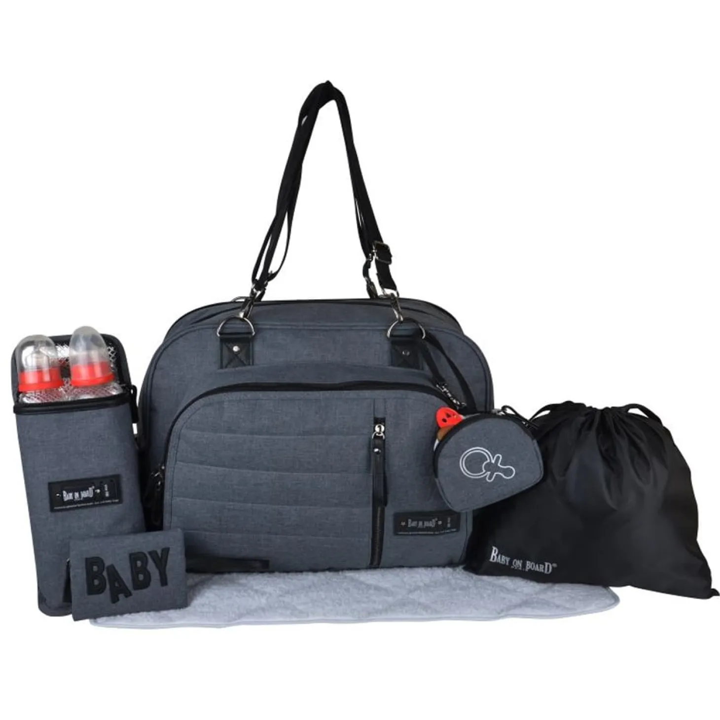 Baby on board Sac à langer Daily Smoke