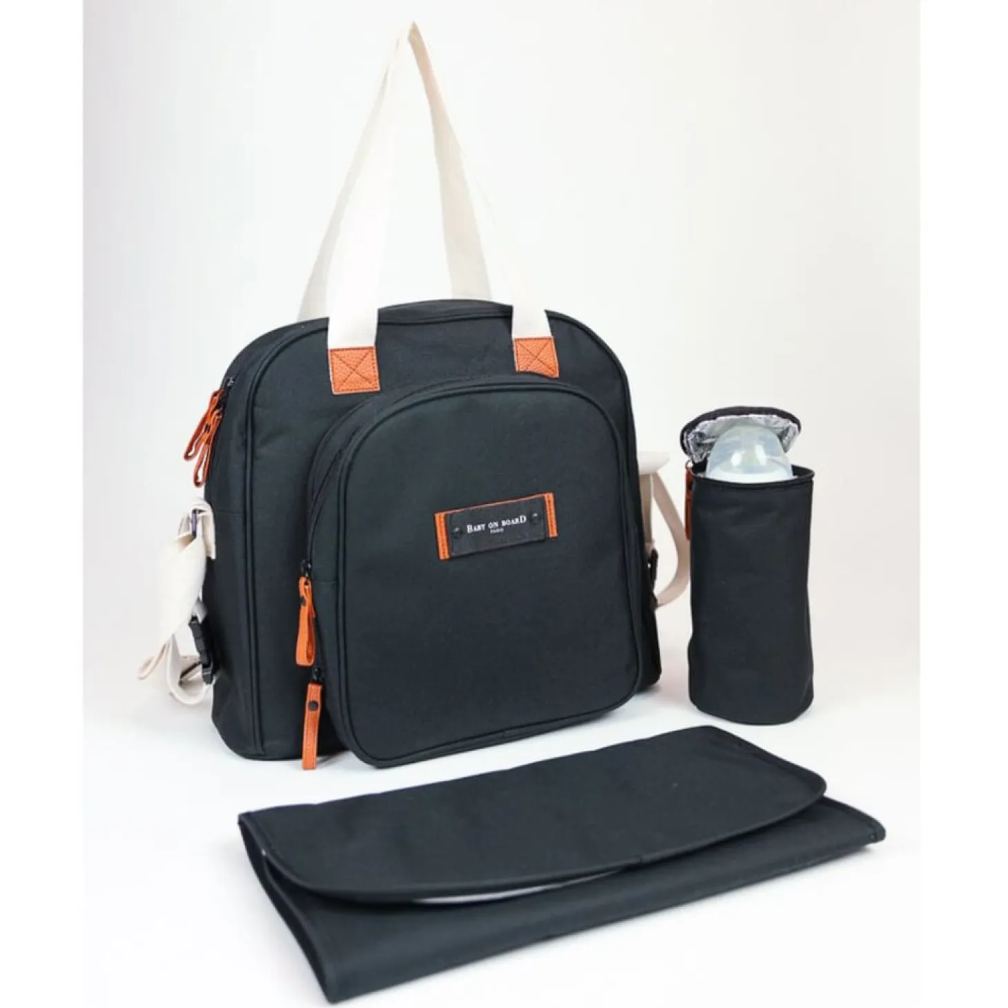 Baby on board Sac à langer Square Duo Black