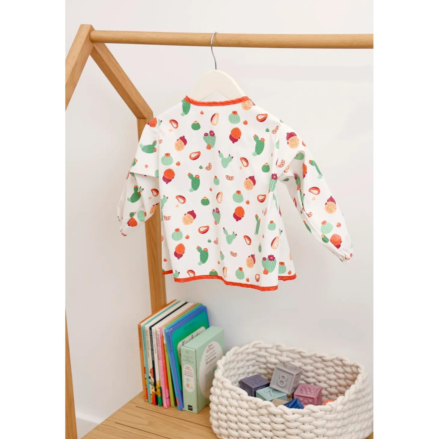 BabyToLove Bavoir tablier Cactus Garden 5-36 mois