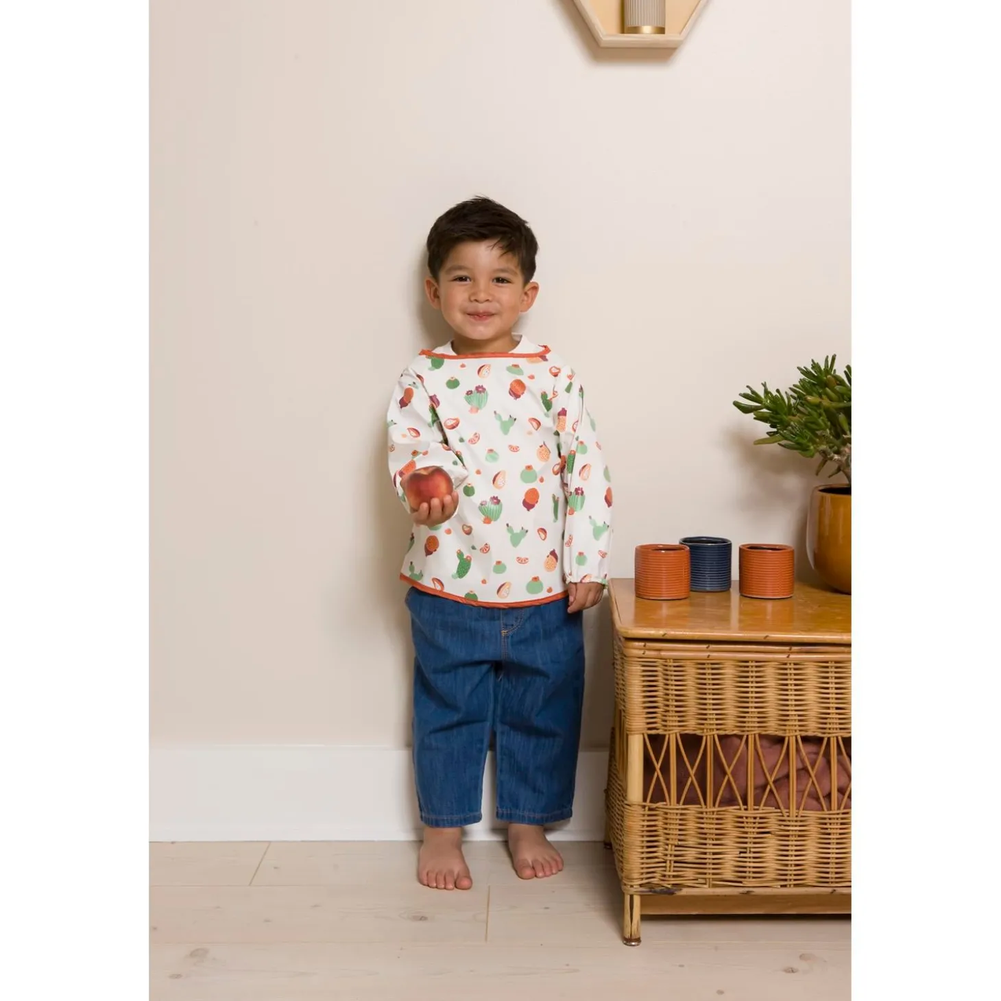 BabyToLove Bavoir tablier Cactus Garden 5-36 mois