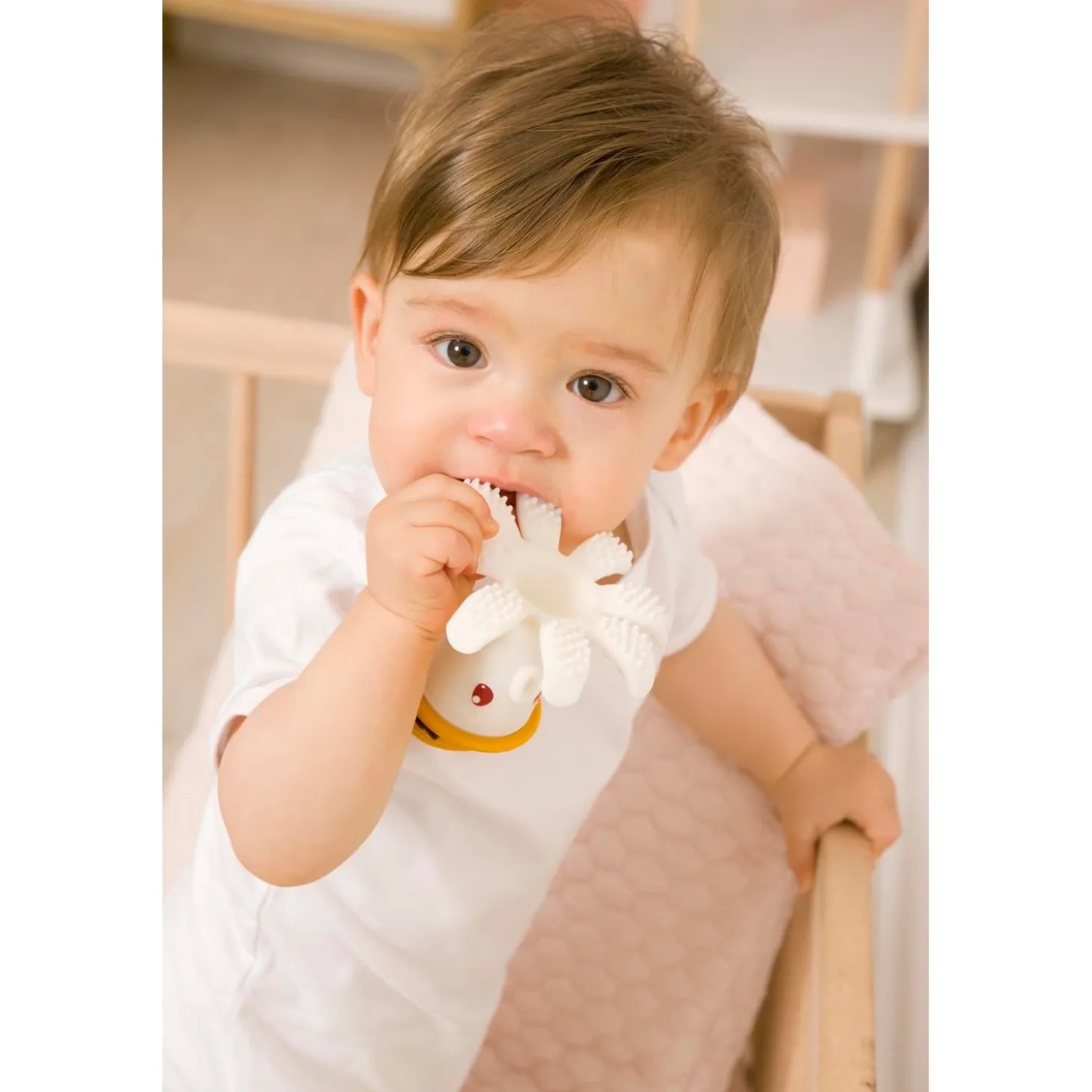 BabyToLove Bonnie la pieuvre de dentition Jaune Safran
