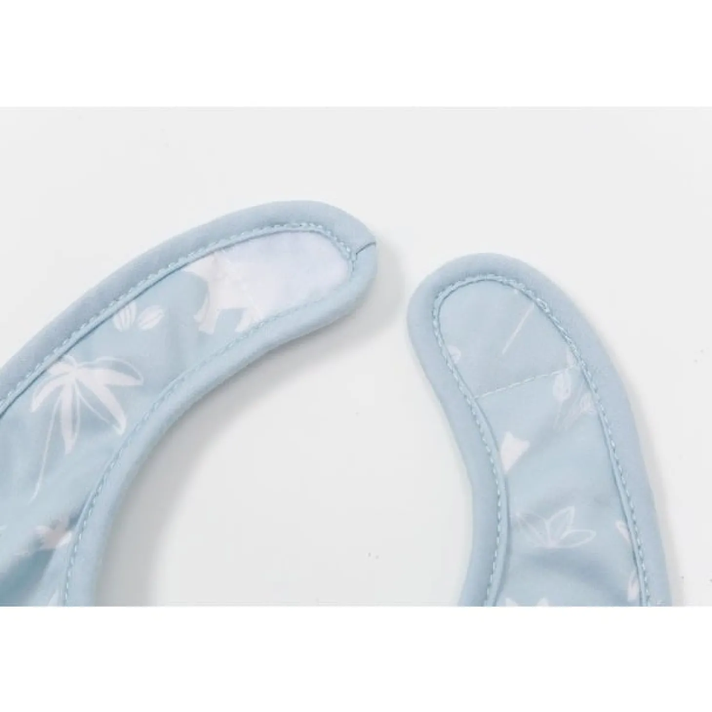 BabyToLove Lot de 2 bavoirs bi-matières Green Tropic