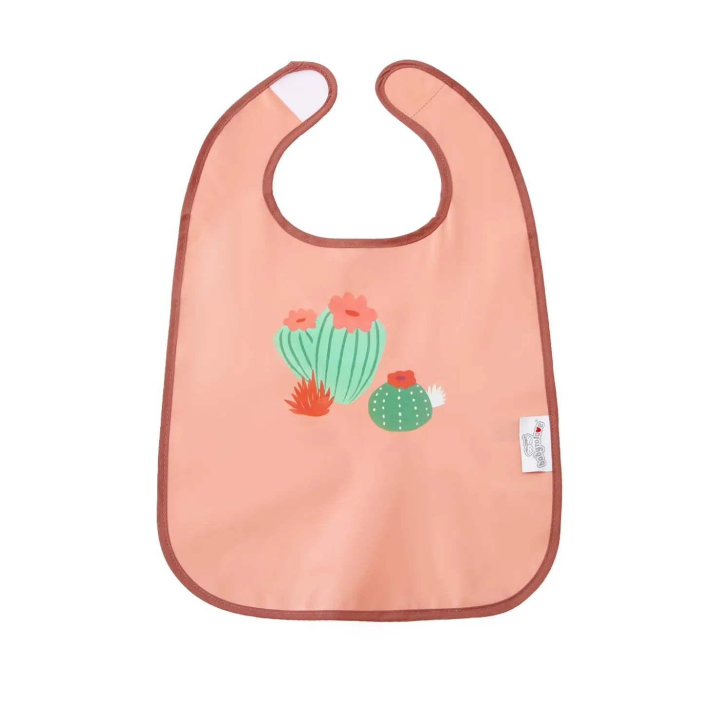 BabyToLove Lot de 2 bavoirs bi-matières Cactus Garden