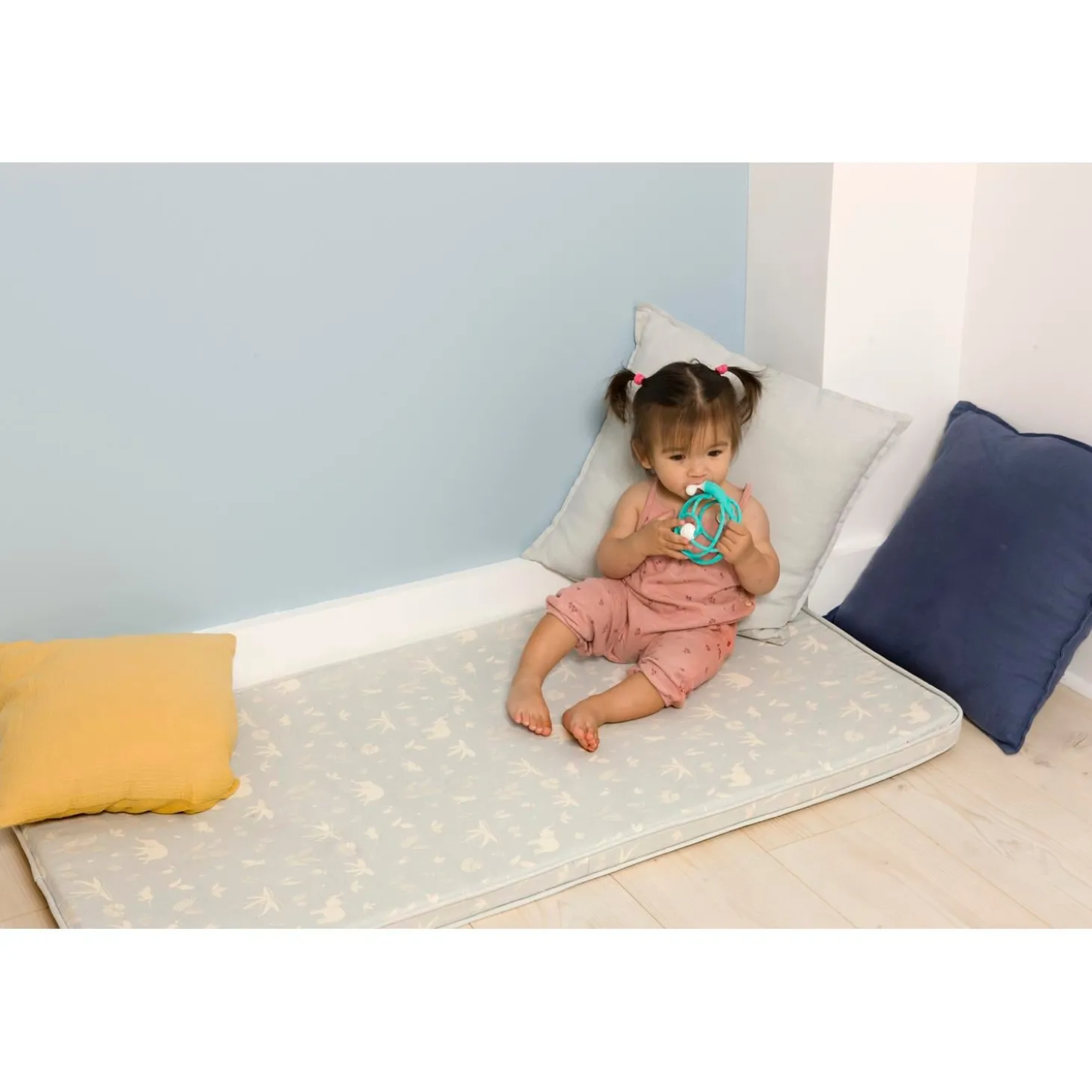 BabyToLove Matelas de sol nomade Green Tropic