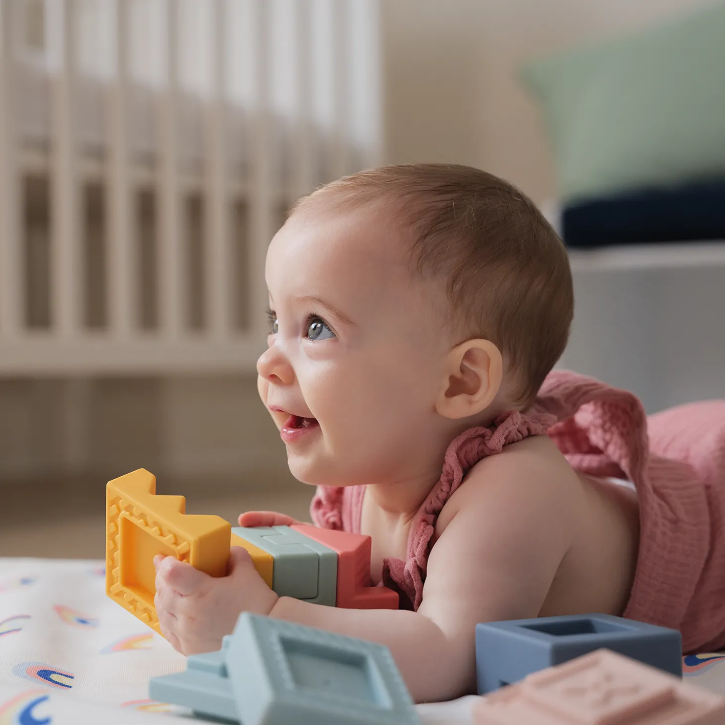 BabyToLove Mes premiers blocs de construction Multicolore