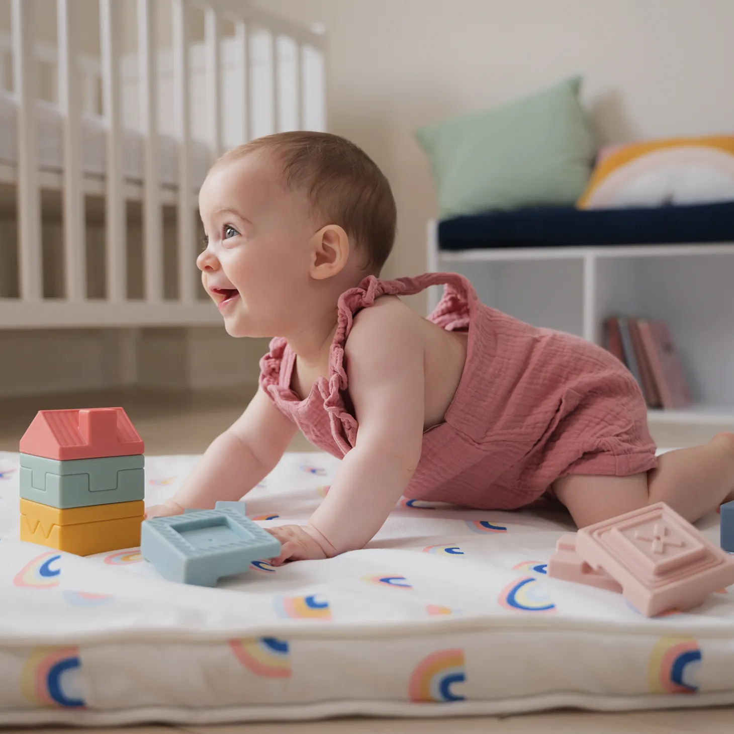 BabyToLove Mes premiers blocs de construction Multicolore