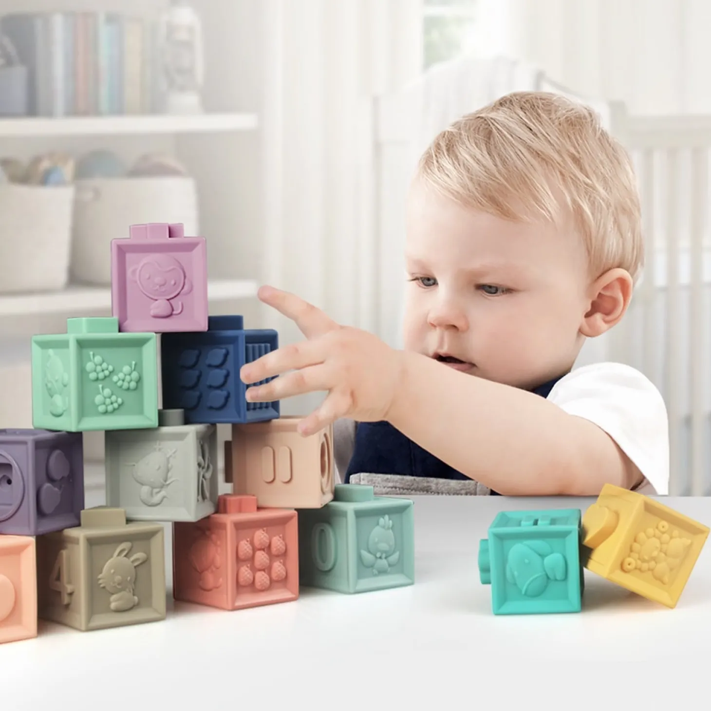BabyToLove Mes premiers cubes éducatifs