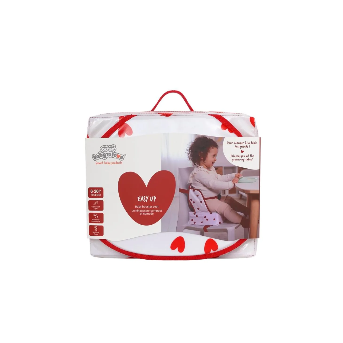 BabyToLove Rehausseur Easy up Little Hearts