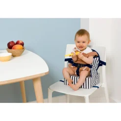 BabyToLove Rehausseur Easy up Blue Stripes