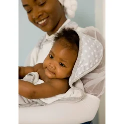 BabyToLove Serviette de bain Papillon White Stars