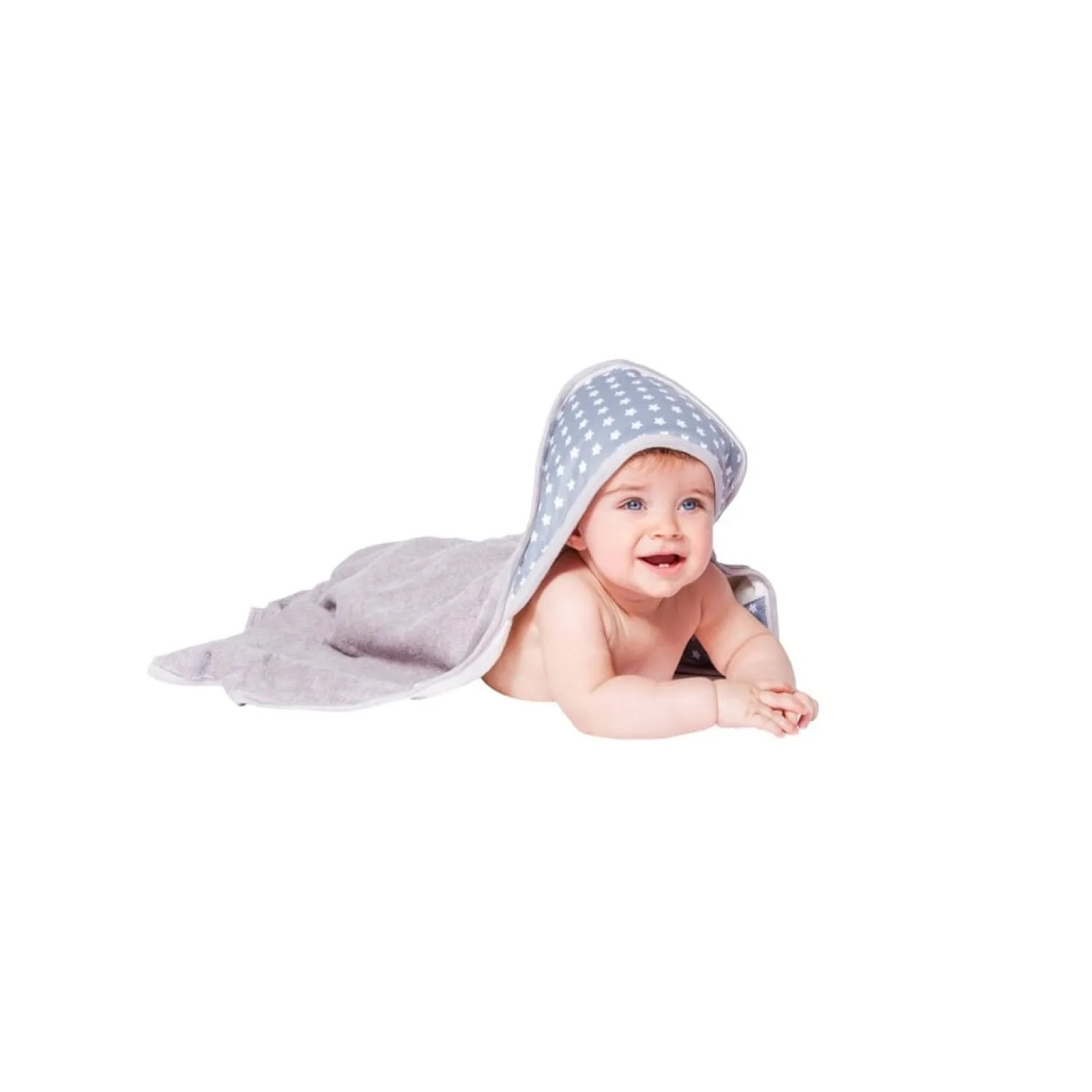 BabyToLove Serviette de bain Papillon White Stars
