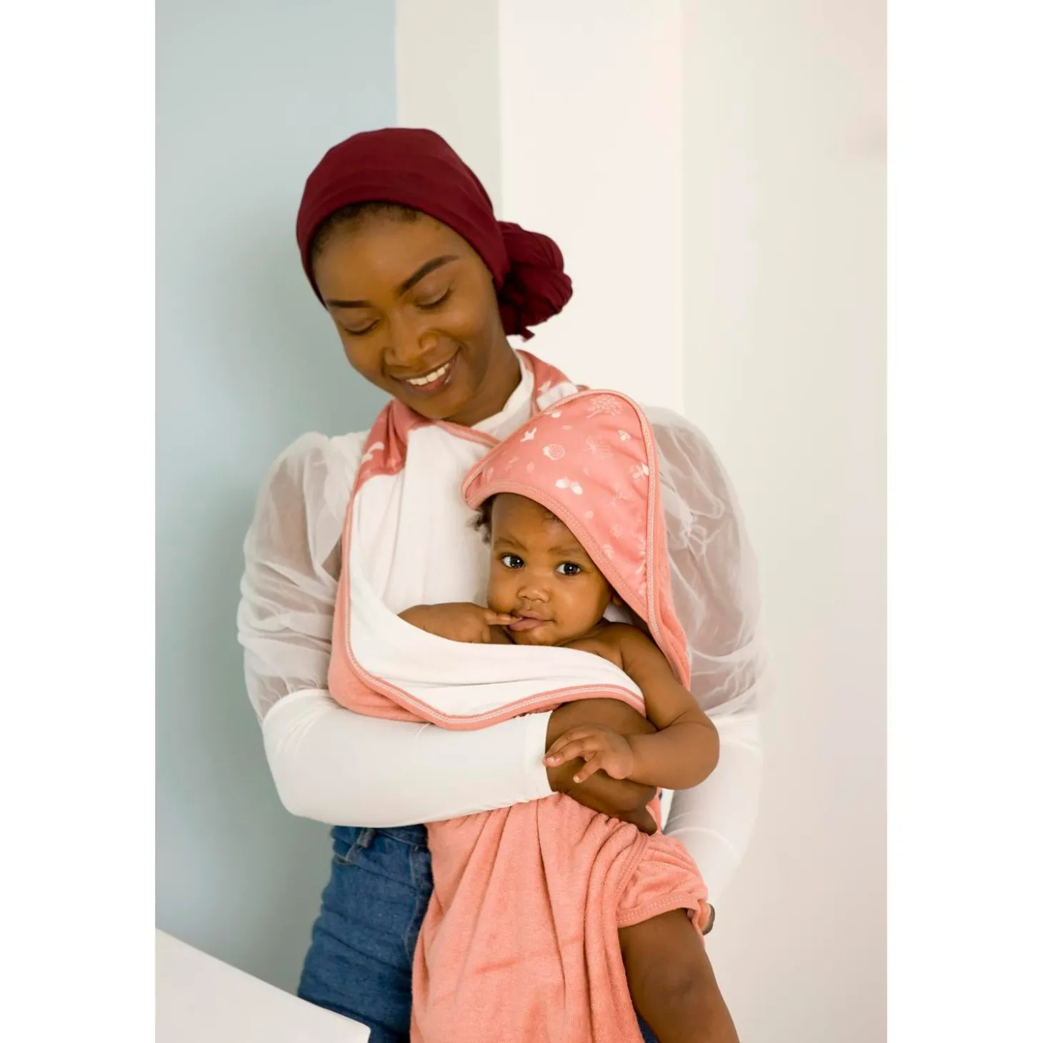 BabyToLove Serviette Papillon en Bambou Pink Forest