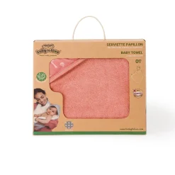 BabyToLove Serviette Papillon en Bambou Pink Forest