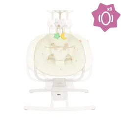 Badabulle                    Balancelle latérale avec télécommande    Crème            0-6 mois