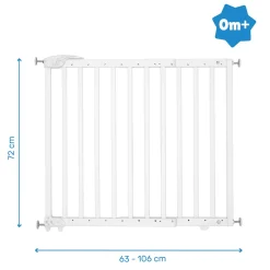 Badabulle Barrière extensible Deco Pop Blanc