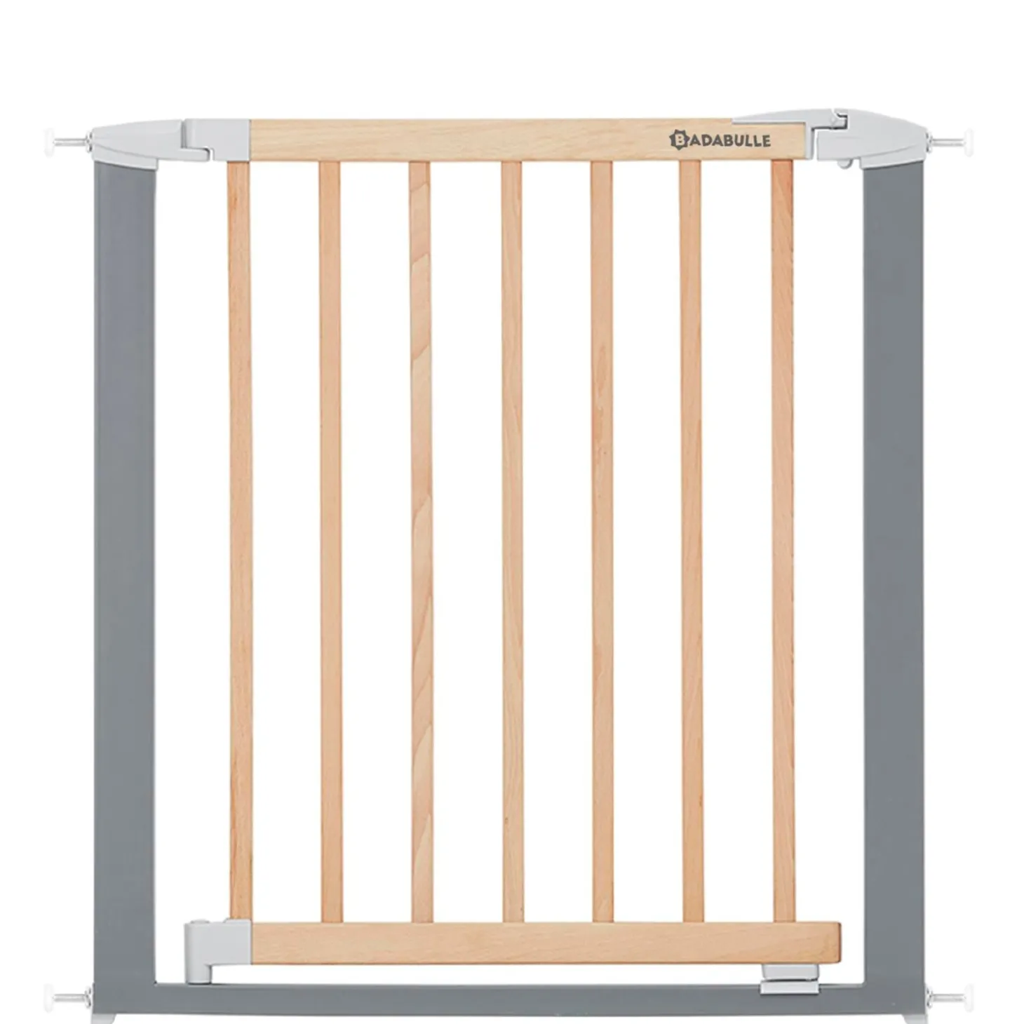 Badabulle Barrière Safe & Lock Bois Et Métal
