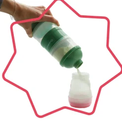 Badabulle                    Boîte doseuse Babydose    Vert
