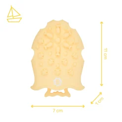 Badabulle                    Brosse de massage en silicone    Jaune