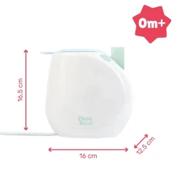 Badabulle Chauffe-biberon easy+ maison Blanc/Vert/Bleu