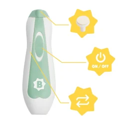 Badabulle Lime à ongles électrique Vert/Blanc