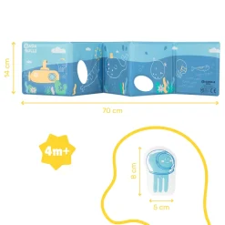 Badabulle Livre de bain et marionnette Bleu