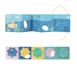 Badabulle Livre de bain et marionnette Bleu