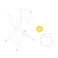 Badabulle                    Pied avec tuyau pour baignoire baleine    Gris