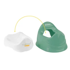Badabulle Pot d'apprentissage avec Cuvette Amovible Vert