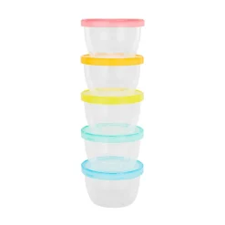 Badabulle 5 pots de conservation Babybowls Multicolore 250 ml