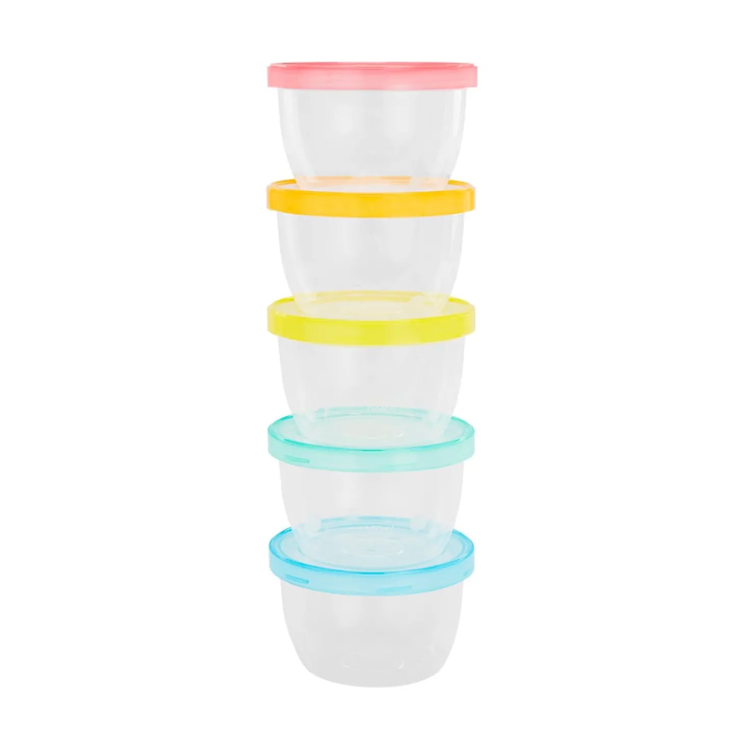 Badabulle 5 pots de conservation Babybowls Multicolore 250 ml
