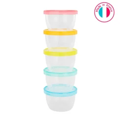 Badabulle 5 pots de conservation Babybowls Multicolore 250 ml