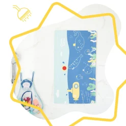 Badabulle                    Tapis de bain témoin de température    bleu