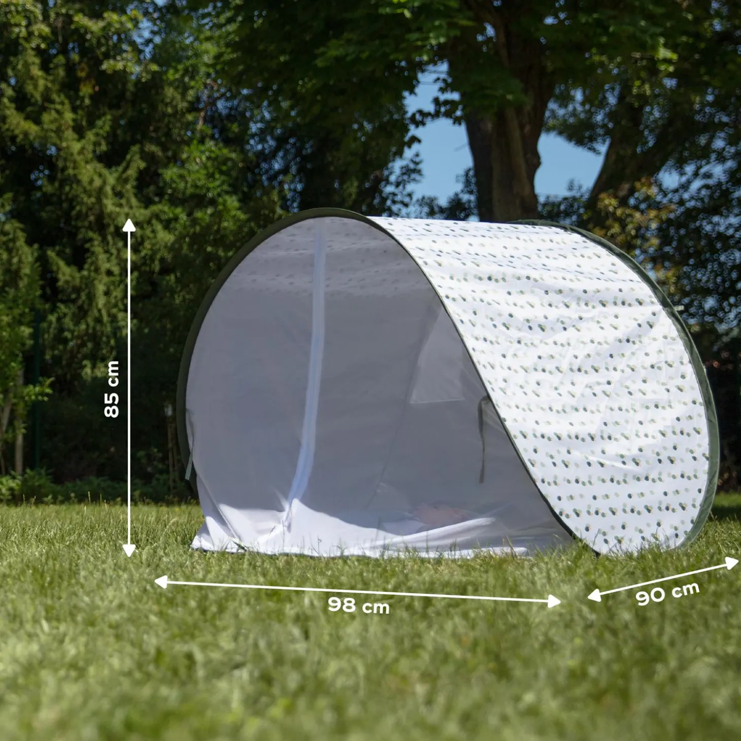 Badabulle Tente anti-UV Vert Sauge